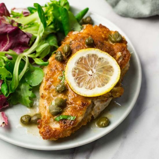 Keto chicken piccata