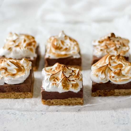 S’mores Ice Cream Bars