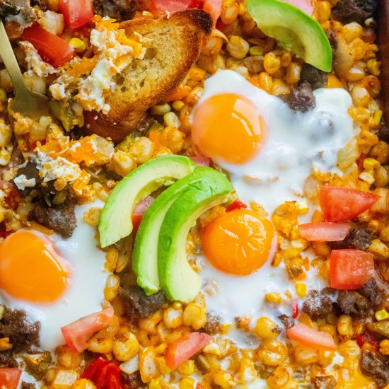 Southwest Sheet Pan Breakfast Bake