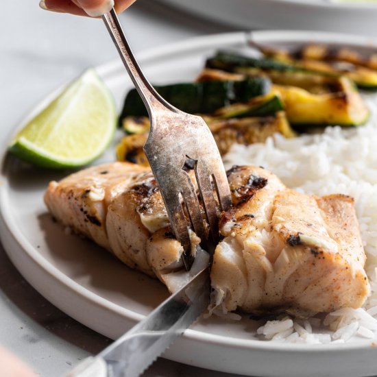 Orange Lime Grilled Grouper