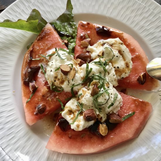 Watermelon Burrata Caprese