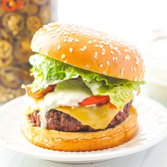 Keto Jalapeno Aioli Burger Sauce