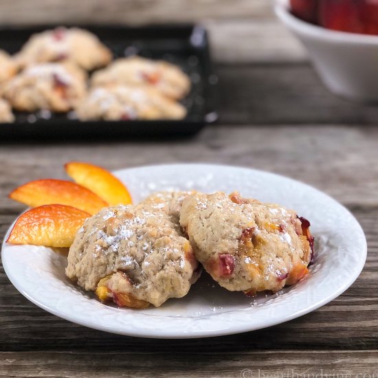 Baked Peach Fritters Recipe