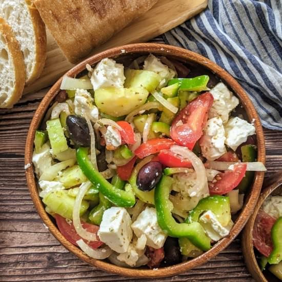 Greek Salad & Dressing