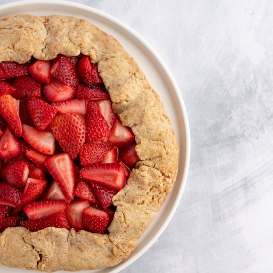 Gluten-Free Strawberry Galette