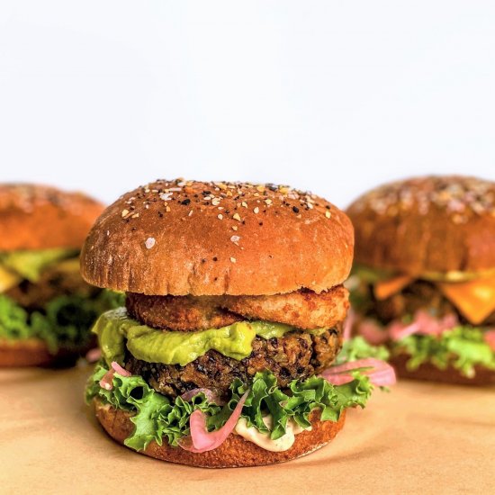 Vegan Black Bean Burgers