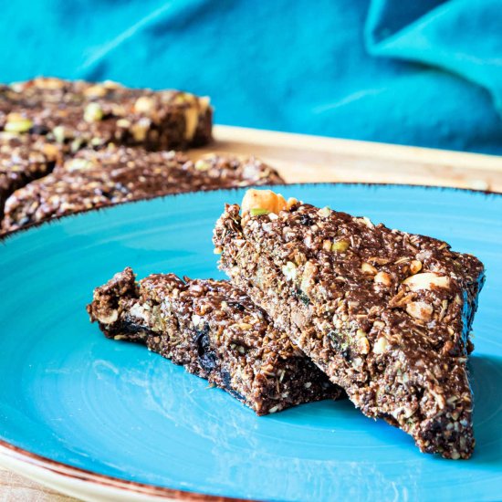 No-Bake Spent Grain Granola Bars