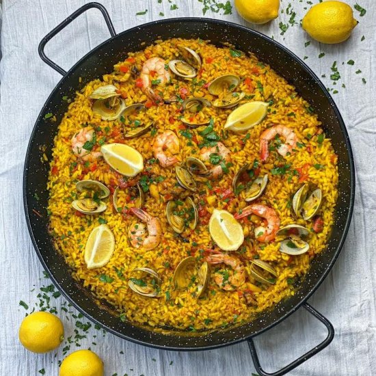 Easy Seafood Paella