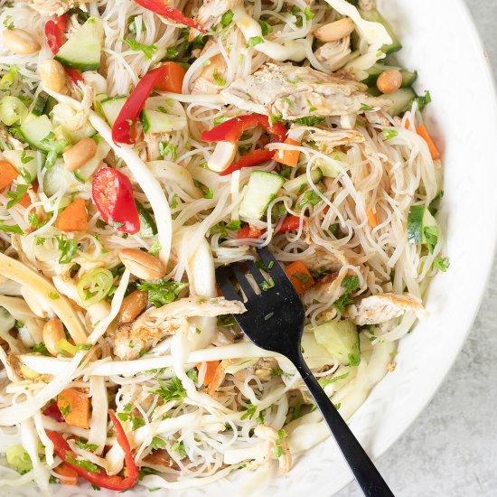 Vietnamese Chicken Noodle Salad