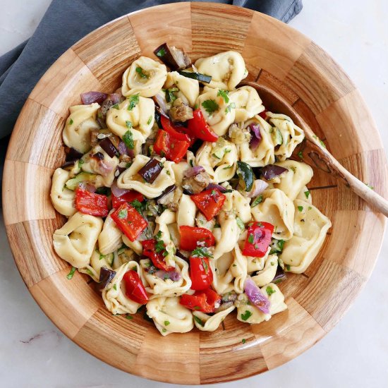 Tortellini Salad with Summer Veg