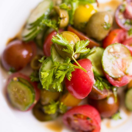 Mediterranean Cherry Tomato Salad