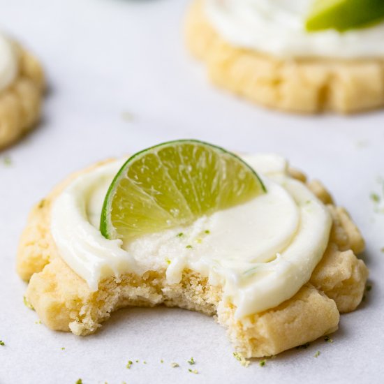 Crumbl coconut lime cookies