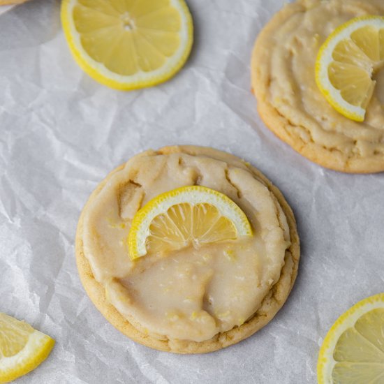 Crumbl lemon glaze cookies