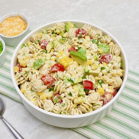 Vegetable Ranch Pasta Salad