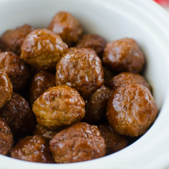 Slow Cooker BBQ Meatballs