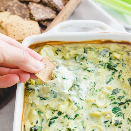 Vegan Spinach Artichoke Dip