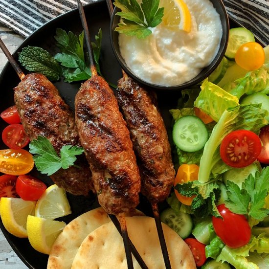 Grilled Kofta Kabobs