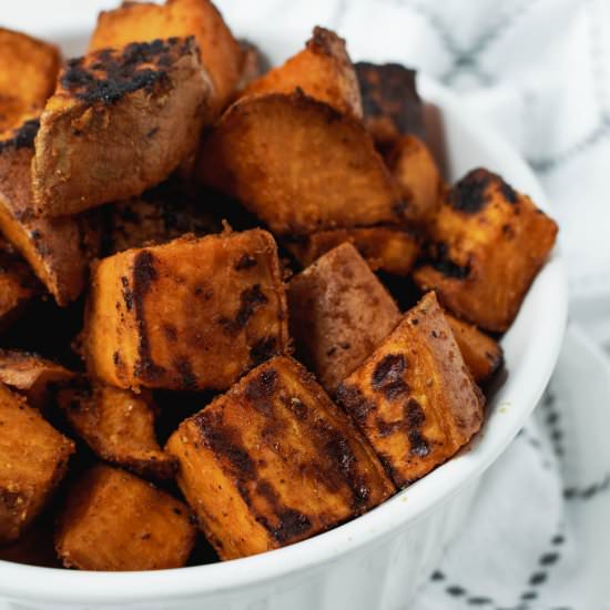 Brown Sugar Roasted Sweet Potatoes