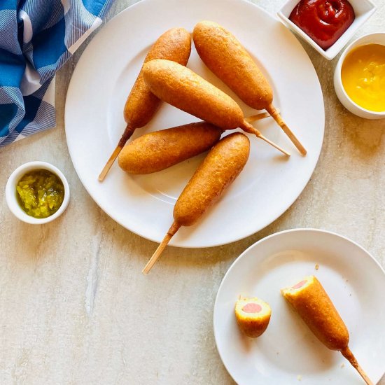 Air Fryer Corn Dogs