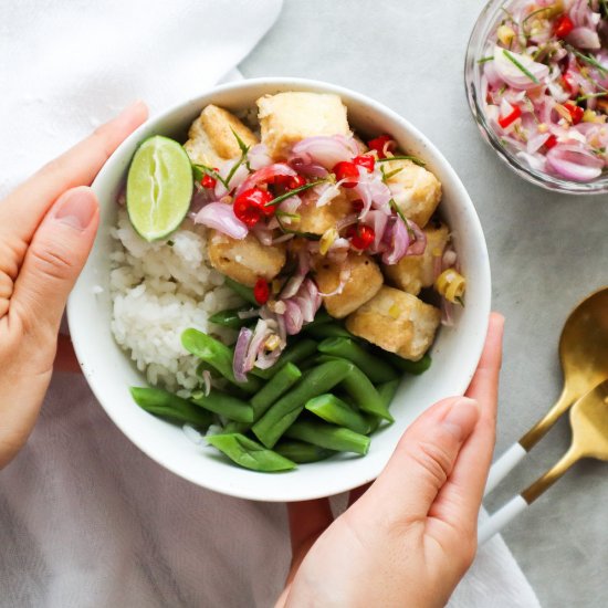 Balinese Sambal Matah Vegan Bowl