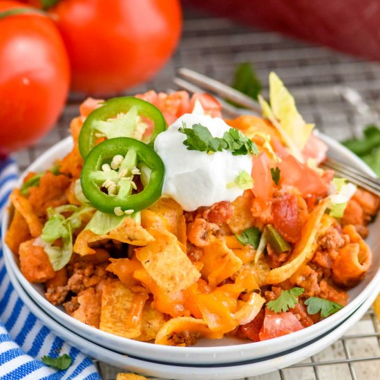 Walking Taco Casserole