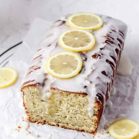 Lemon Poppy Seed Loaf Cake