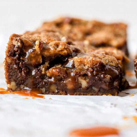 Brown Butter Turtle Blondies