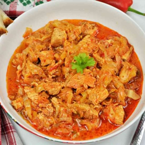 Turkey Cabbage Stew