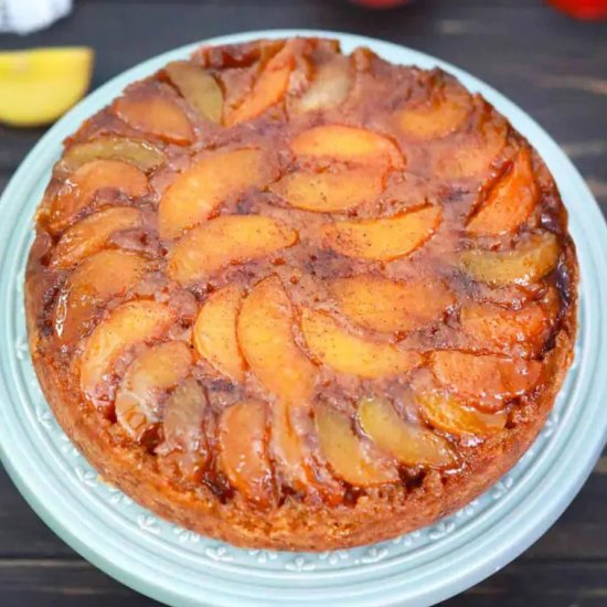 Slow Cooker Peach Cake