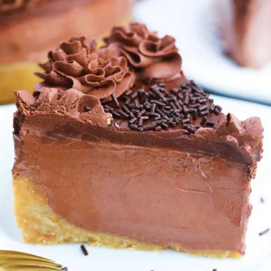 No Bake Chocolate Cheesecake