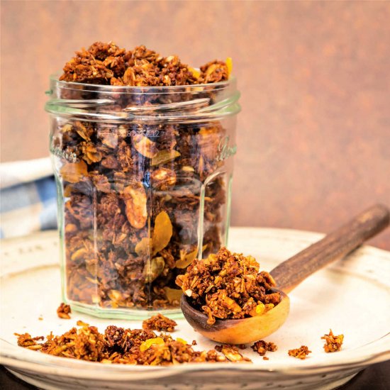 Crunchy Spent Grain Granola