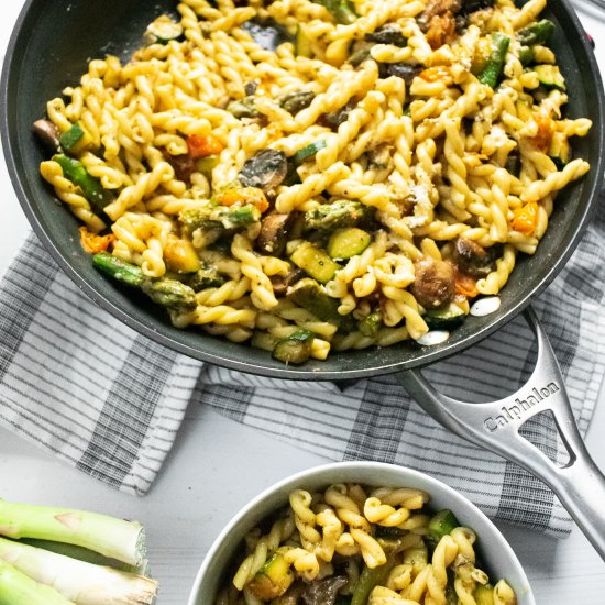 One-Pot Pasta Primavera