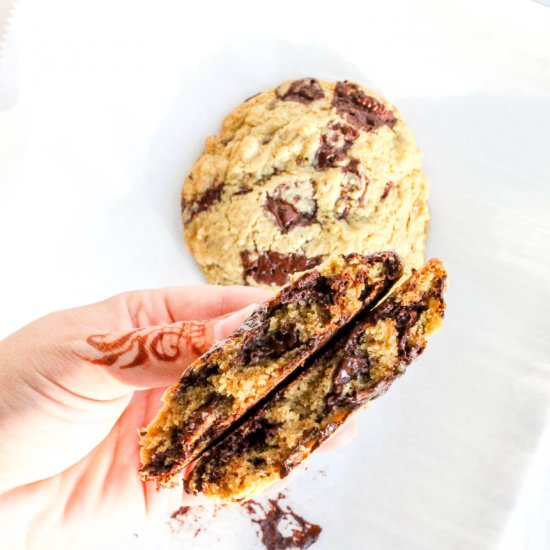 Two Chocolate Chip Cookies