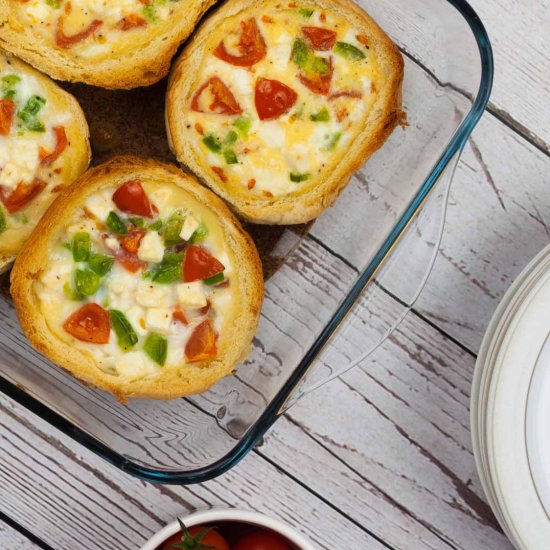 Baked Brioche Egg Cups