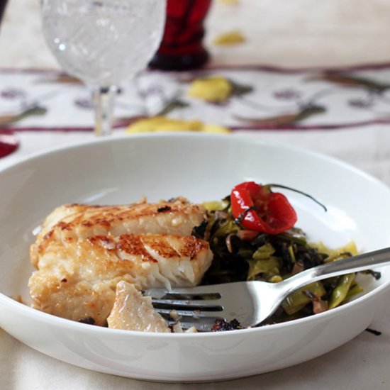 Miso Sablefish with Stir Fried