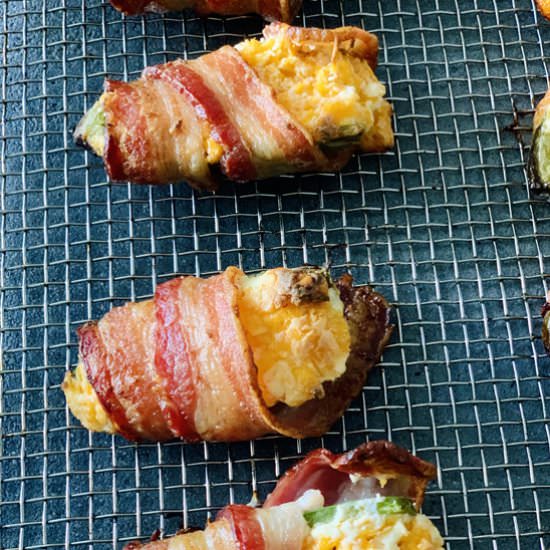 Bacon-Wrapped Jalapeno Poppers