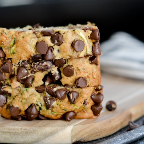 Zucchini Bread with Chocolate Chips