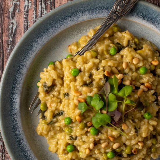 Spring Pesto Risotto