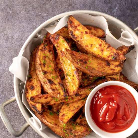 Crispy Oven Potato Wedges