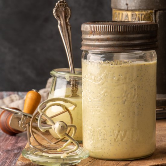 Vegan Lemon Poppyseed Dressing