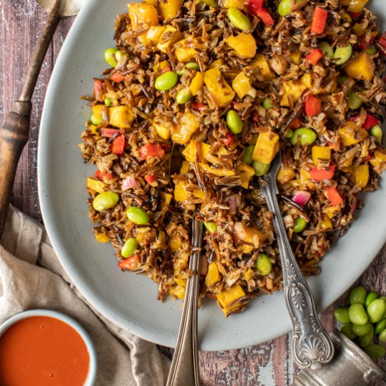 Wild Rice and Mango Salad