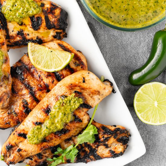 Honey Lime Chicken & Green Sauce