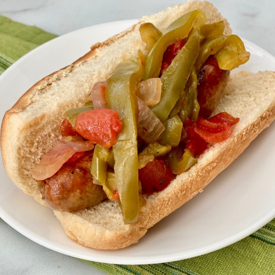 Instant Pot Sausage & Peppers