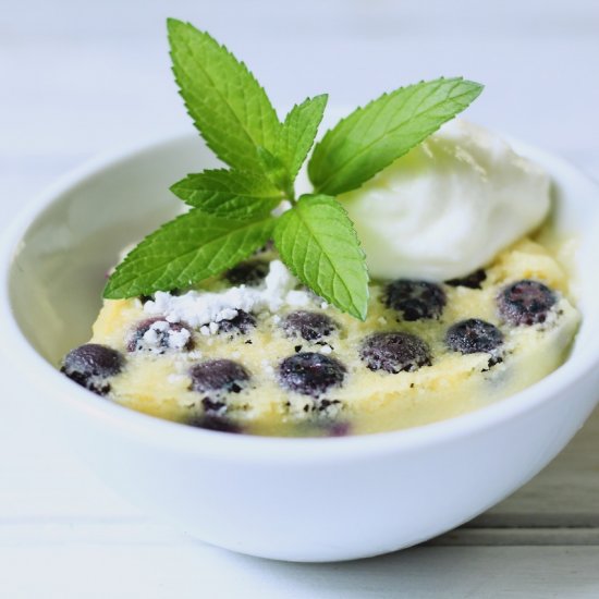 Blueberry Lemon Pudding Cake