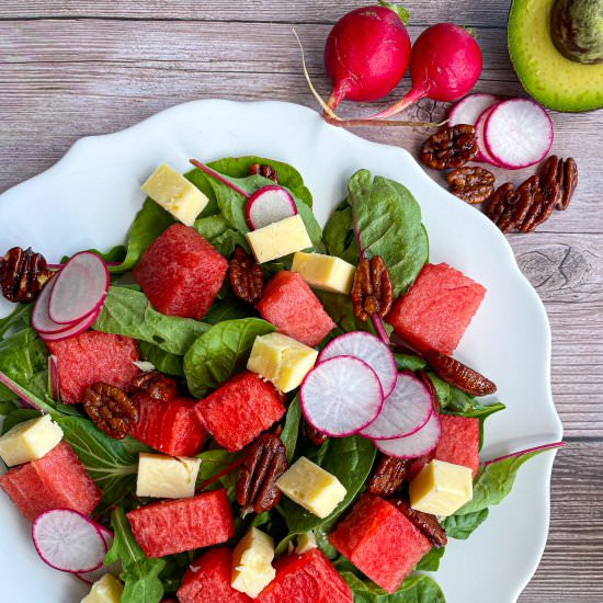 Balsamic Watermelon Salad