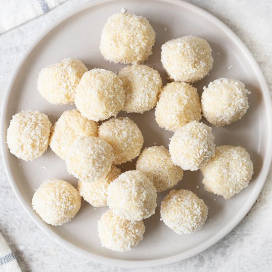 White Chocolate And Coconut Truffle