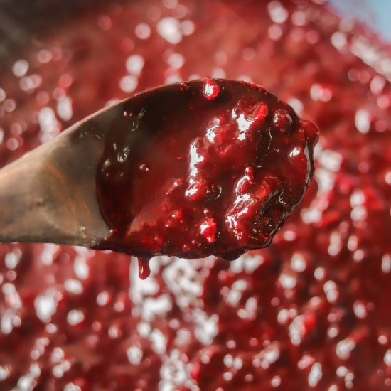 Huckleberry Chutney with Habanero