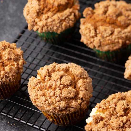 Pumpkin Cream Cheese Muffins