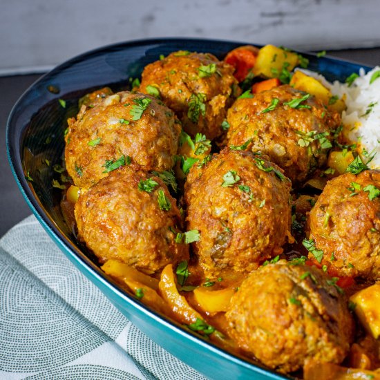 Lamb Vindaloo Meatballs