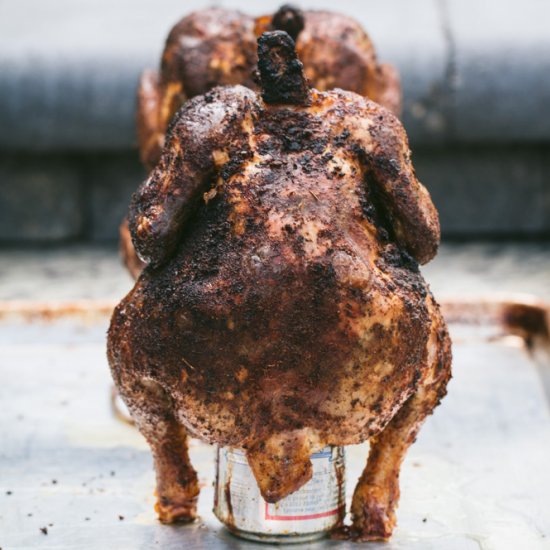 Keto Beer Can Chicken